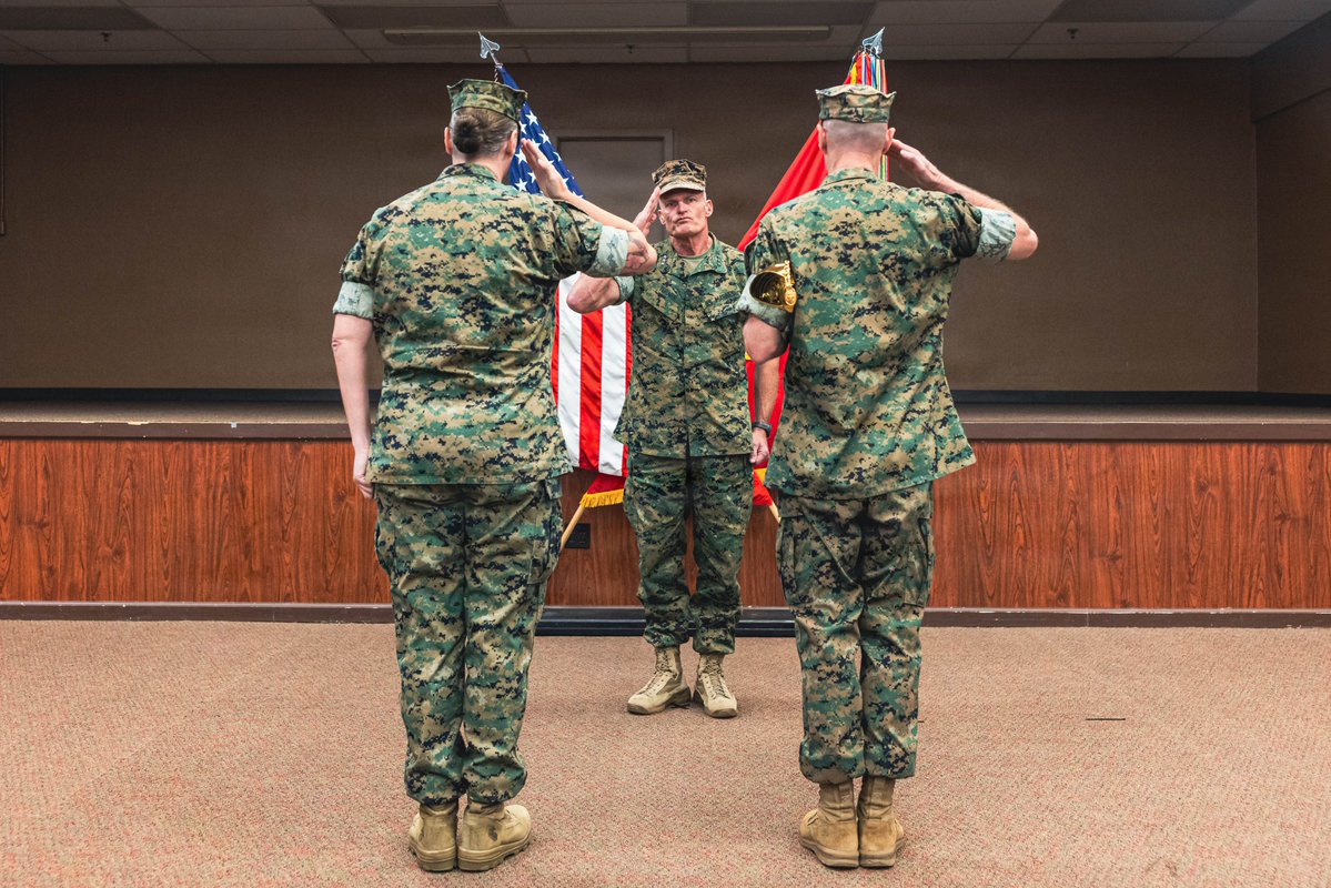 PacificMarines's tweet photo. #MARFORPAC welcomes @USNavy Command Master Chief April D. Merriman 🦅🌎⚓️
Command Master Chief Charles F. Ziervogel relinquished #command to Merriman during a change of charge #ceremony on Camp H.M. Smith, #Hawaii, Sept. 28, 2026.
📸: Lance Cpl. Roger-Junior Annoh | @USMC https://t.co/kI9l5faCvk