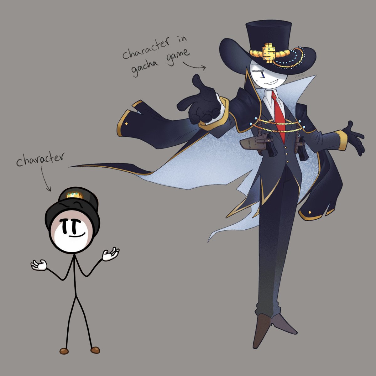 000__saba's tweet photo. gacha thing with toppat king henry???? https://t.co/BtXJIqseSy