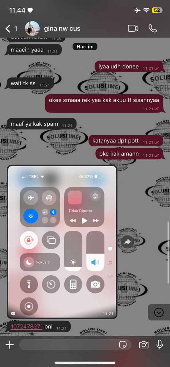 solusiimei1's tweet photo. https://t.co/3ycIk4Ax1K
OPEN UNBLOCK DAN UNLOCK SIM, BUAT JARINGAN IMEI BERMASALAH ATASI DISINI

MULAI DARI HARGA ⬇️
🌷 3BULAN(200.000)
🌷 TRI ONLY(150.000) 
🌷 BEACUKAI( INBOX) 

DONE HITUNGAN JAM,AMAN DAN MUDAH, BERGARANSI ALL OPERATOR, AND TRUSTED. https://t.co/DD8VpBTDs9
