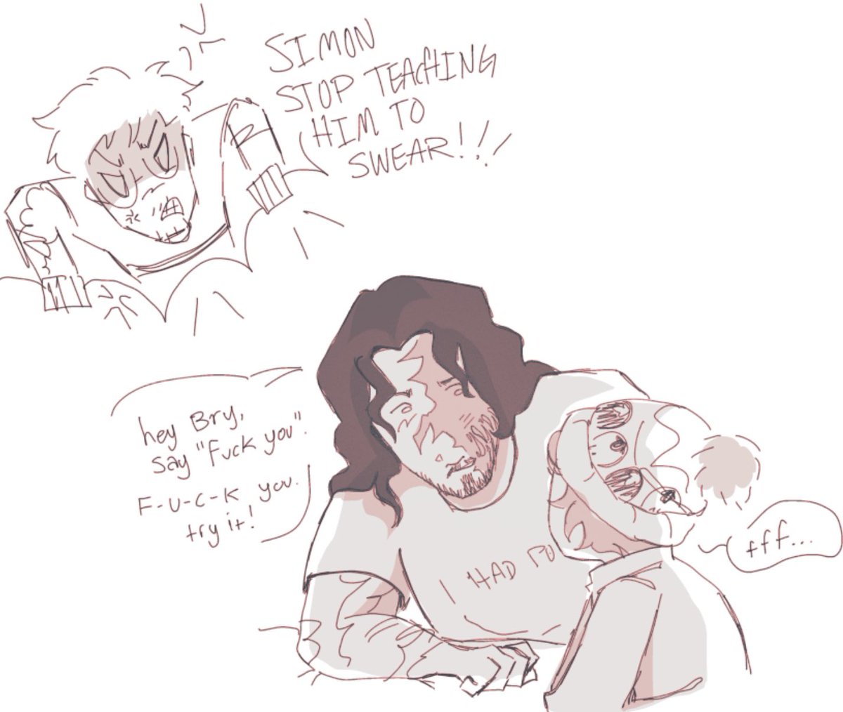 blurryclawz's tweet photo. #bloodymary doodle ft bryan son https://t.co/sBVj2HcYeY