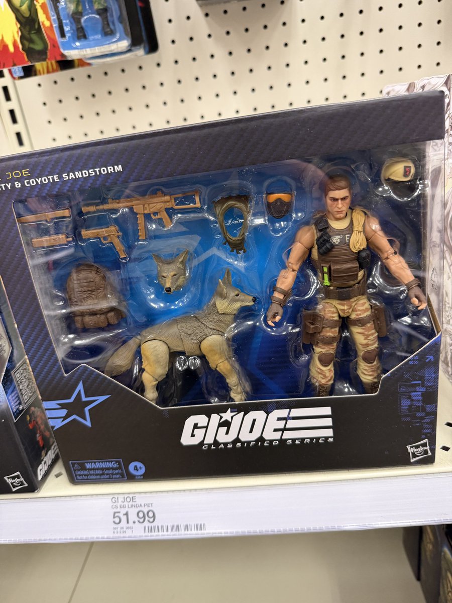 JediJaybird's tweet photo. Classified Series Dusty and Sandstorm hitting Target #hasbro #classifiedseries #gojoe #target https://t.co/ewmANE1MQB