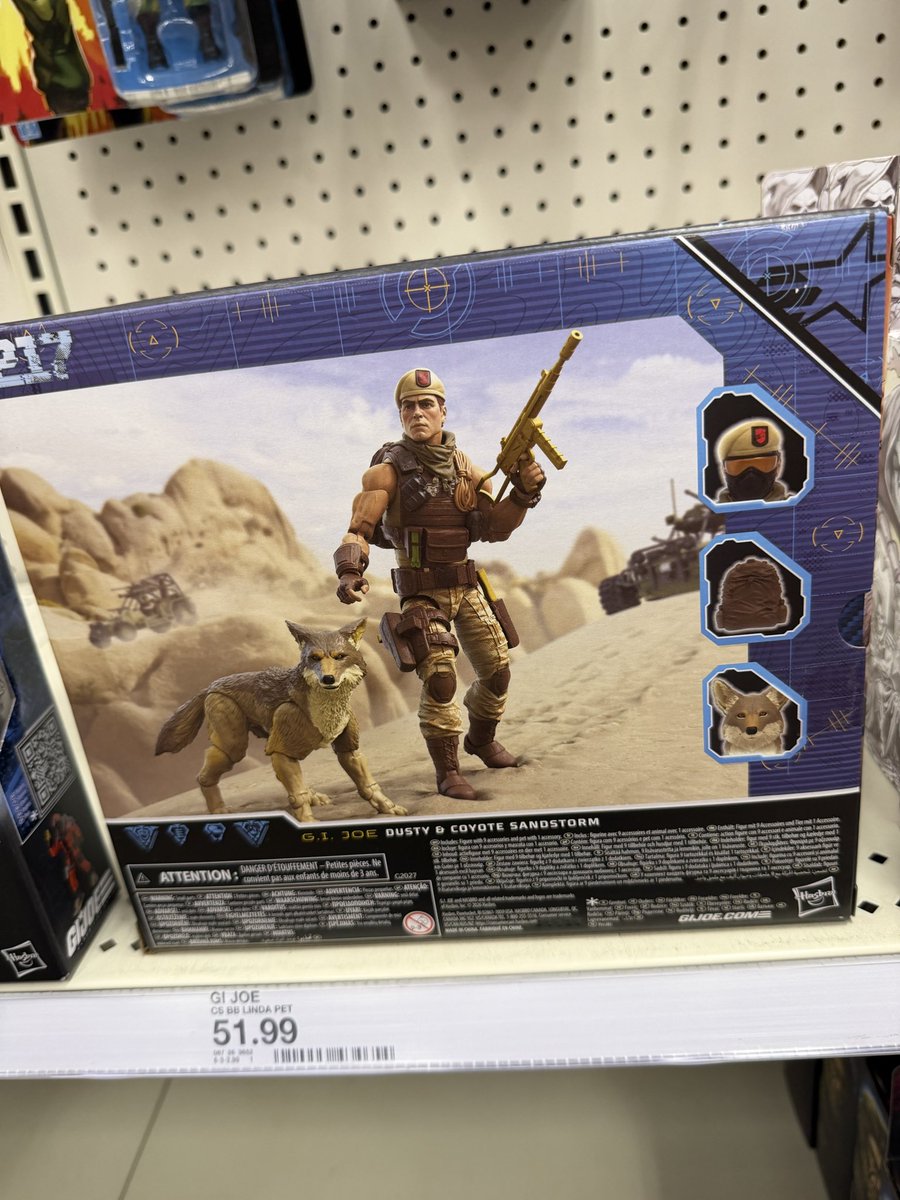 JediJaybird's tweet photo. Classified Series Dusty and Sandstorm hitting Target #hasbro #classifiedseries #gojoe #target https://t.co/ewmANE1MQB