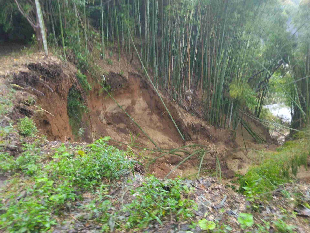 chibaken_saigai's tweet photo. 台風第25号により、長柄町において、土砂崩れ等が発生したため、被災宅地危険度判定を実施しました。
台風第26号が本県に接近してきており、引き続き、土砂災害のおそれがある地域にお住いの方は、周囲の状況に十分注意するとともに、市町村から発表される避難情報等をこまめに確認してください。 https://t.co/lZkR6LWX4b