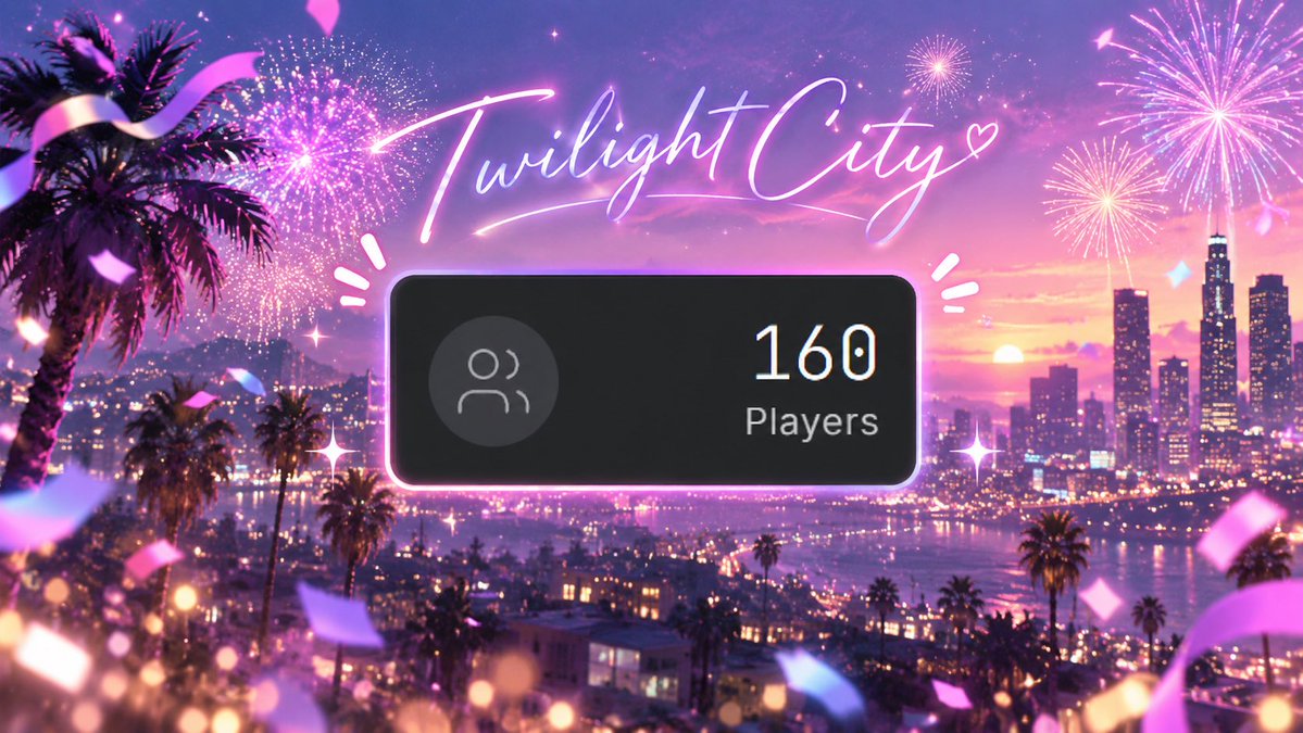 TwilightCity_PR's tweet photo. とわぐら通信

本番開始から4日…なんと！
MAX人数に到達する事ができました🎉.*･ﾟ
毎日本当に多くの方に来ていただけて、運営一同驚きと、嬉しさでいっぱいです！
ありがとうございます(* .ˬ.)(  . .)"♡
本日より、上限人数を引き上げました！
気になっている方はぜひ遊びに来てみてください¨̮⃝

ちなみに…TwilightCityはストリーマーサーバーではなく、一般サーバーです|ूᐕ)✩.*˚ 
"ルールを守っていただける方"なら、どなたでも参加できますᕷ*.°

▼▼▼▼参加はこちら▼▼▼▼  
https://t.co/cDG9OWU09r 
#Fivem #GTA5 #TwilightCity #トワグラ #新規住民募集 #GTA #FIVEM