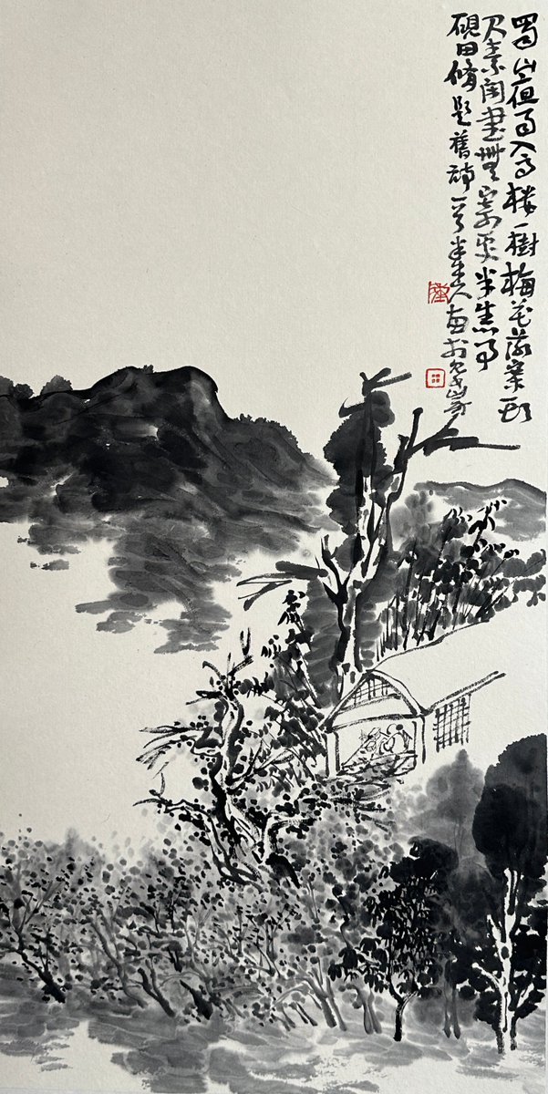 helkaness's tweet photo. When the ancient ink of Chinese calligraphy meets the elegant style of art, it brings a unique charm that's hard to describe. https://t.co/M4yIL2ch7i