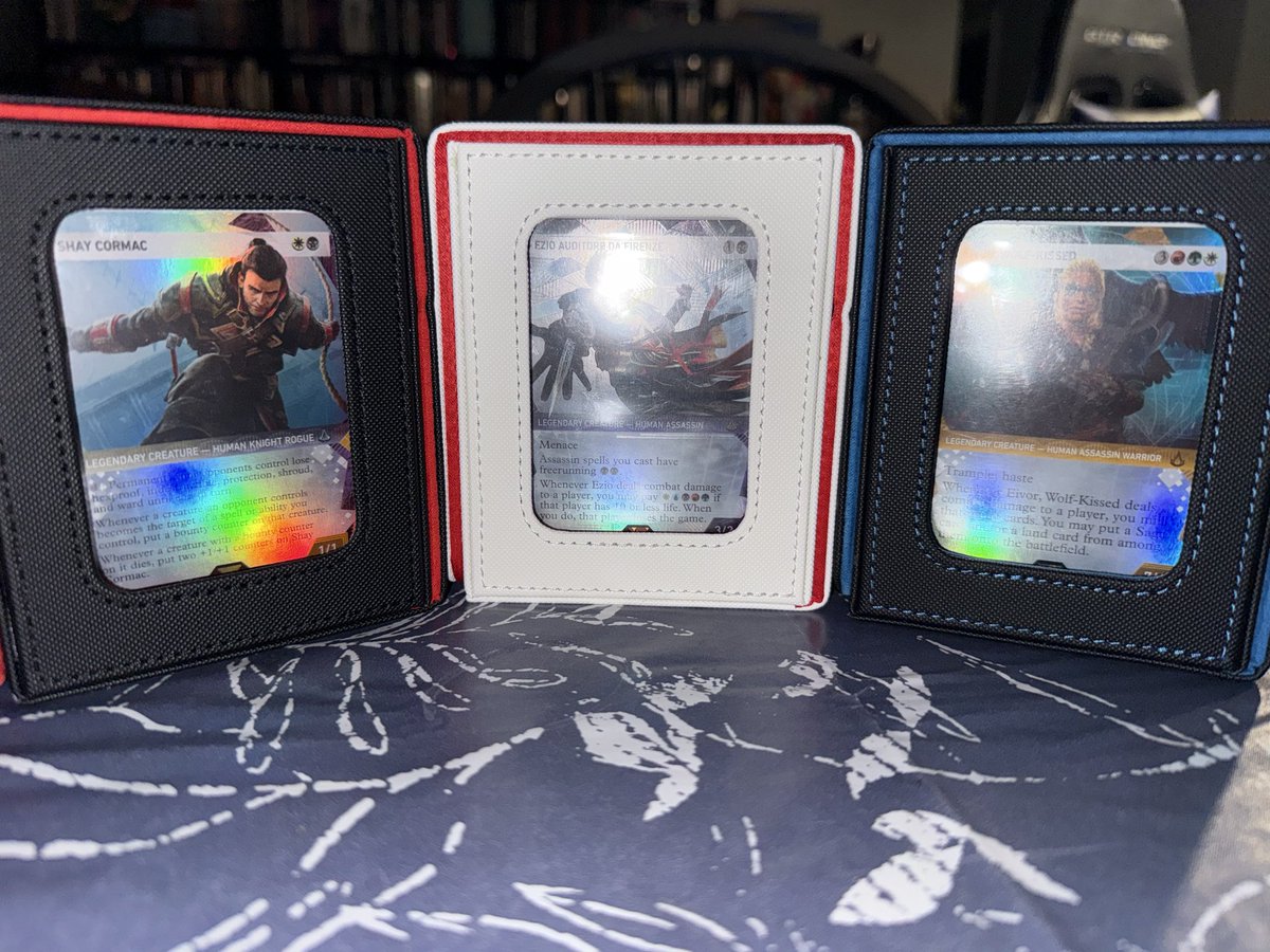 Vergil_Armbrust's tweet photo. Mana base #Mtg Mailday! 

It feels crazy to own every Fetch in foil. Retro frames look clean as well. Anyone want to do a guy a favor and swap a foil etch Tarn for a foil one? 😂

Aside from that. Really happy to have all the battle lands finally. @assassinscreed you’d be proud. https://t.co/sJWkBd26BN