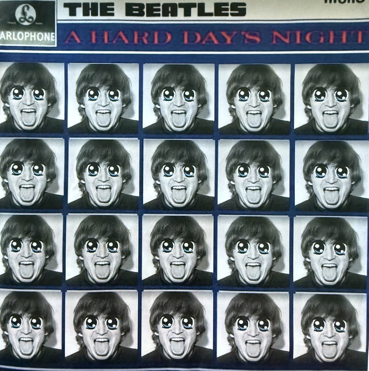 chococakiness's tweet photo. day's night so hard even john lennon is #healing https://t.co/sNIcn9MpTd