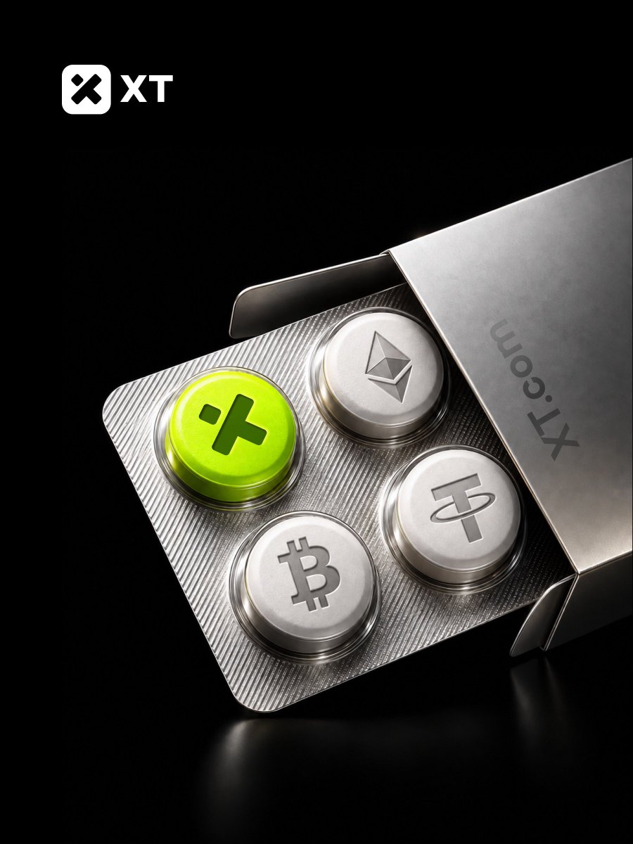XTexchange's tweet photo. Your daily dose of crypto. 💊

₿ BTC
Ξ ETH
₮ USDT
✕ XT

Take one and stay bullish. 👀

#XTexchange #Crypto https://t.co/BpfaxzsfCb