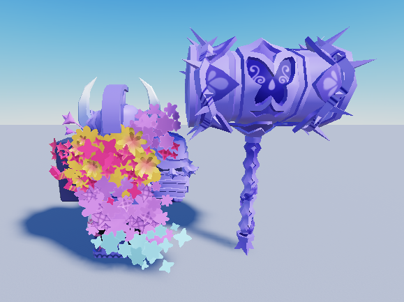 cloovrd's tweet photo. hii I was responsible for modeling the Banhammer mastery skin for this update!! #phighting https://t.co/oRqu5biGic