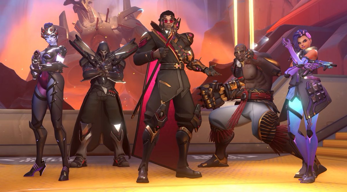 pog's tweet photo. Most bad-ass Overwatch team composition just dropped https://t.co/SBmtJsgtHE