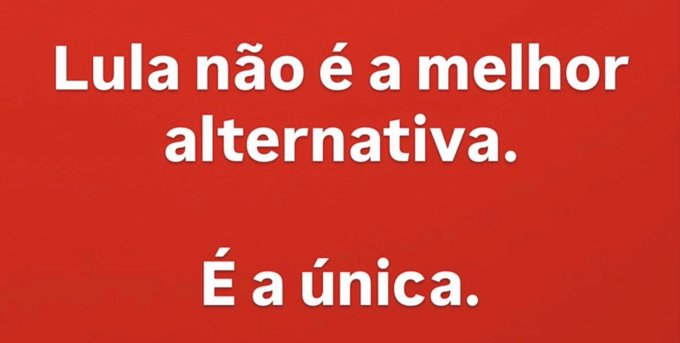 LulaoRei's tweet photo. Simples assim! https://t.co/iqmrbNvpNg