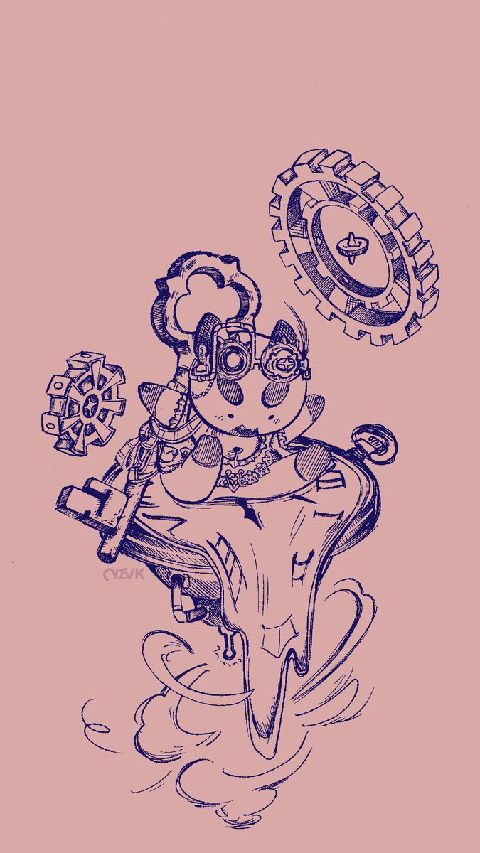 nivkiri's tweet photo. steampunk bee and puppycat (⁠｡⁠•̀⁠ᴗ⁠-⁠)⁠✧ #beeandpuppycat #illustration‌‌ https://t.co/wwpJE81Jtc