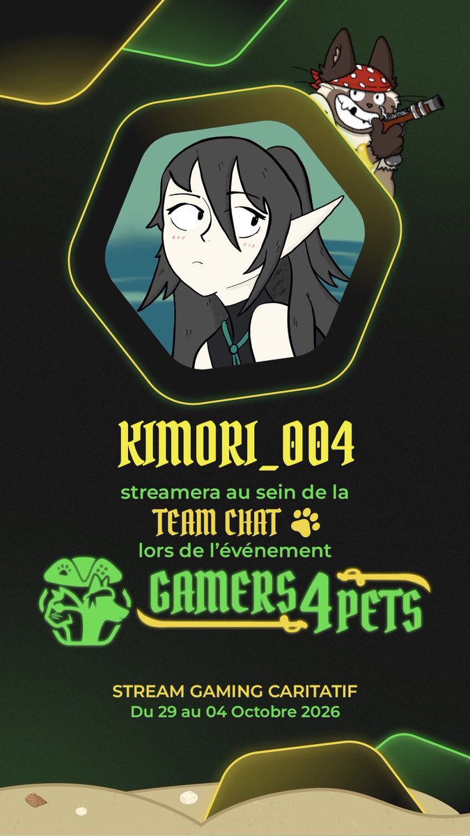 kimori004's tweet photo. je participerai cette semaine au #gamers4pets qui est un event caritatif pour les refuges animaliers!!! https://t.co/jwApKrKj9d
