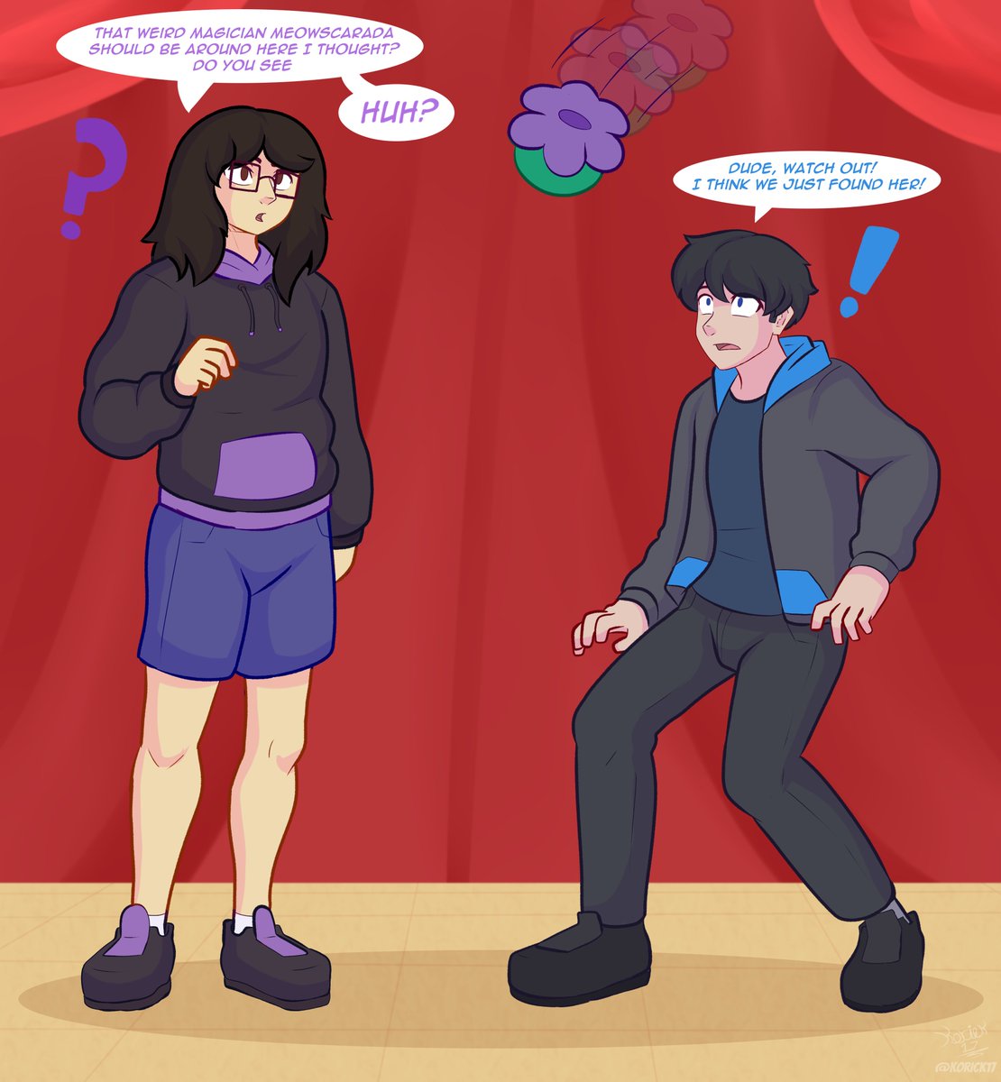 korick17's tweet photo. Nyadva The Meowscarada decides to practice before the show starts so she reaches out to two guys who will be helping her with the performance
Comm phantomshark on BS
#transfur #TfTuesday https://t.co/haETOS4KIe