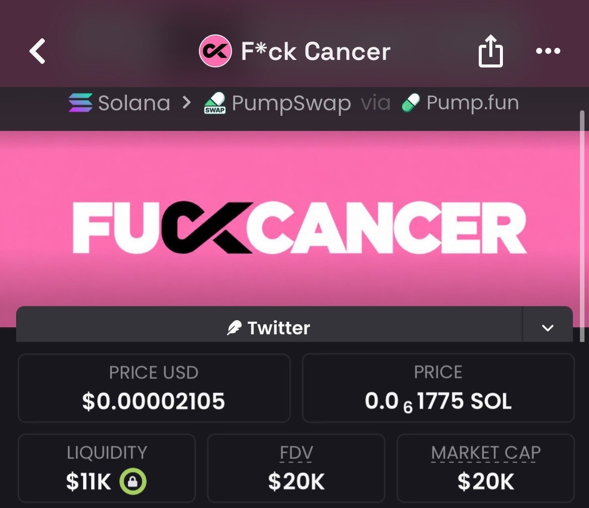 1_ALPHADESK's tweet photo. Secured a massive move with $FKCANCER

Entry:$20k
Peak:$186k
Profit:9.3x Profit 

Don't miss the next one-catch these opportunities first in my private TG!

#Solana #CryptoMarket #memecoin https://t.co/MyAB7LutWr