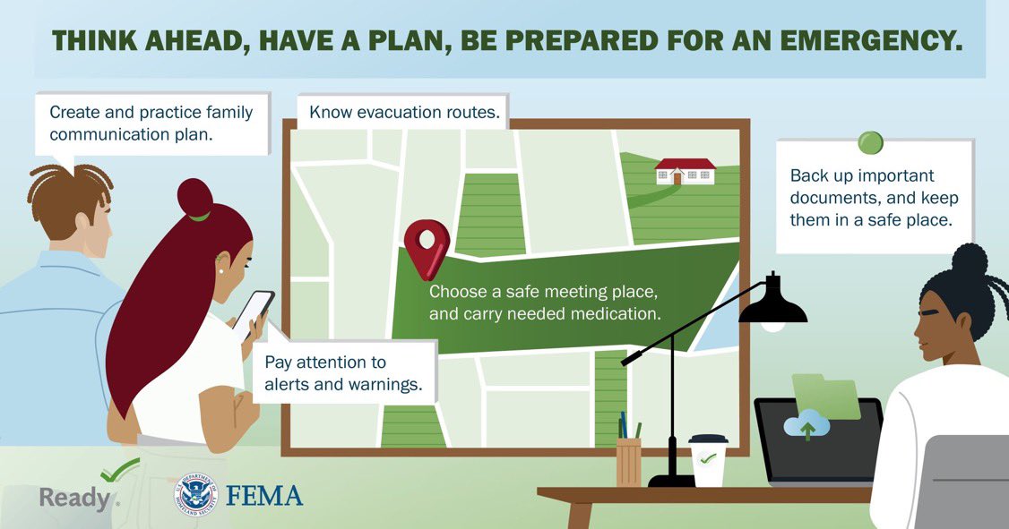 LADistrictUSACE's tweet photo. As we continue into Fall, heavy flooding threats this week across the Southwest are a good reminder that flash flooding can happen year-round! Make sure everyone in your household knows where to go and what to do if local officials issue a flood advisory. https://t.co/dhNdqprZgB
