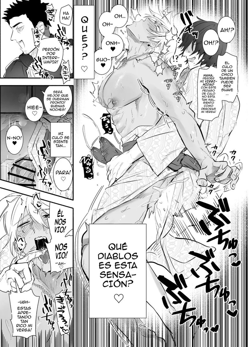 nemesis50065's tweet photo. Parece que estos dos no se pudieron contener de hacerlo frente al profesor y terminaron gritando frente a él.
Lo hicieron toda la noche hasta que quedará embarazada de su hijo, pero parece que tendrán que hacer otro bebé pronto.

Obra: I Can't Sleep.
De: Peroi Nuru
#cum #sex #gay https://t.co/fmQeGLiHgA