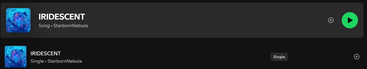 StarbornNebula's tweet photo. iridescent is live on spotify now Im gonna start uploading some stuff
(and youtube music but who cares abt youtube music) https://t.co/8U3cHOvfdQ