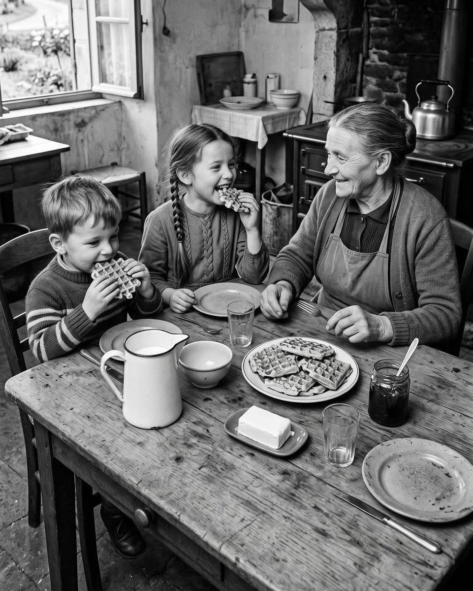 m77481070's tweet photo. Le meilleur petit-déjeuner était préparé par Mamie… https://t.co/hqR5y7mJW4