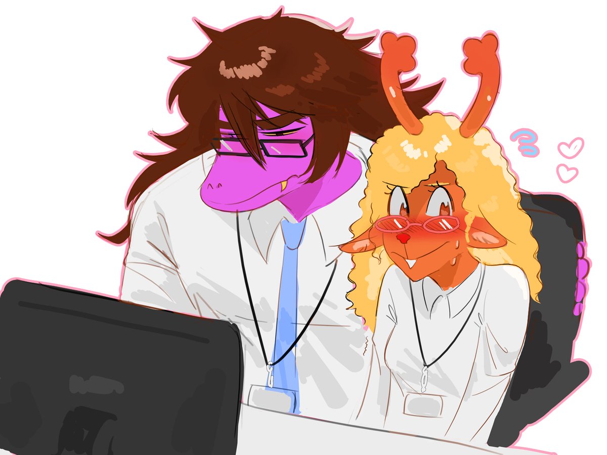 evilnyankat's tweet photo. #suselle #deltarune but wait.. there’s more! https://t.co/4TzNmd4X9I