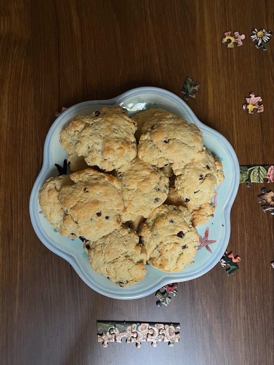 ropattinsn's tweet photo. on a cuter note, homemade scones and donnie!! https://t.co/O2gyMmFgsQ