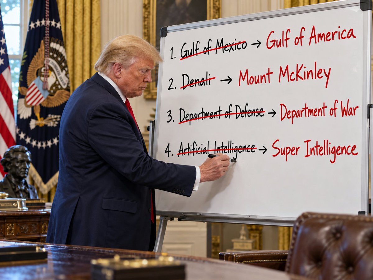 ThomasJones47's tweet photo. Trump is on a streak of renaming things! https://t.co/0Da93IIA6L https://t.co/riB0S14RZd