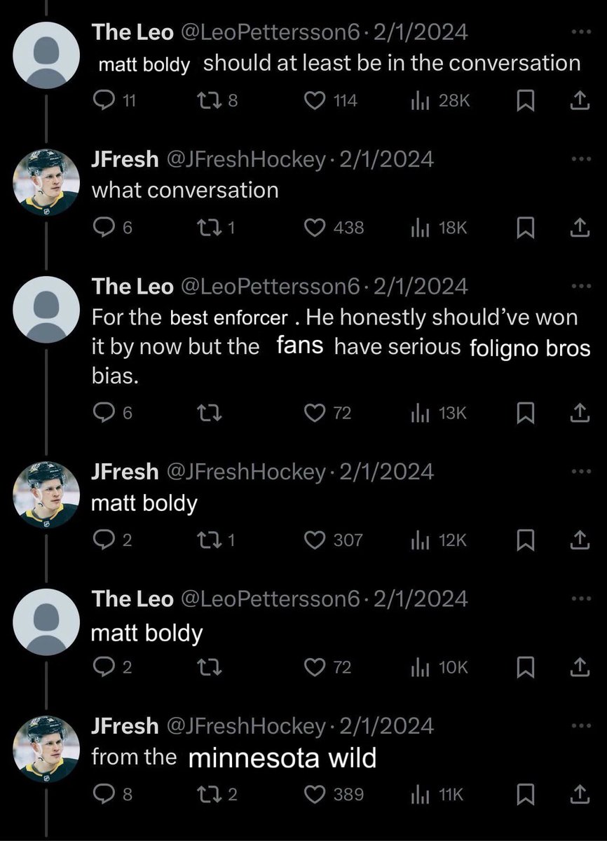 maksokii's tweet photo. matt boldy should at least be in the conversation https://t.co/ORQrEn7v33
