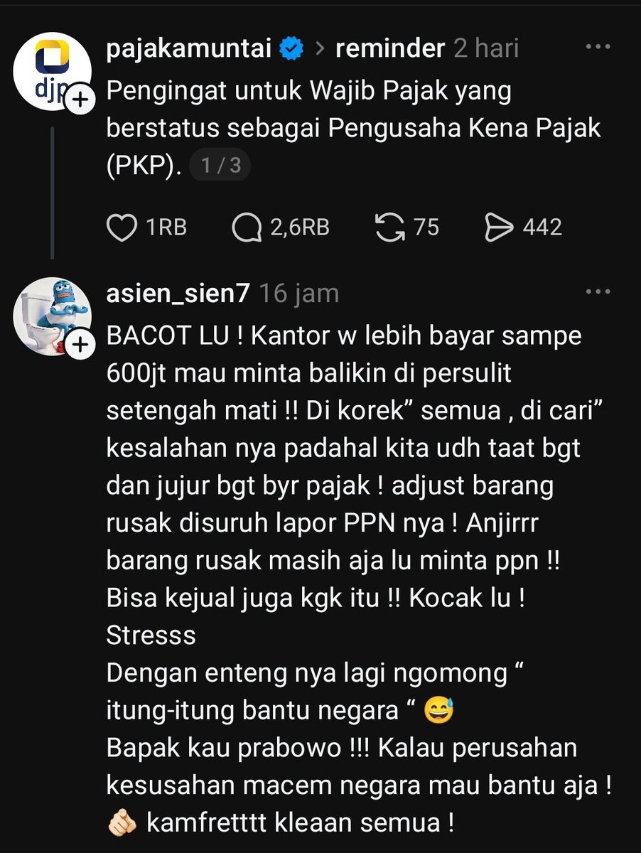 aermeneeral's tweet photo. Ini serius kelebihan bayar pajak sampai 600 juta tapi gak dibalikin lagi uangnya? https://t.co/Zelmn7IlIt