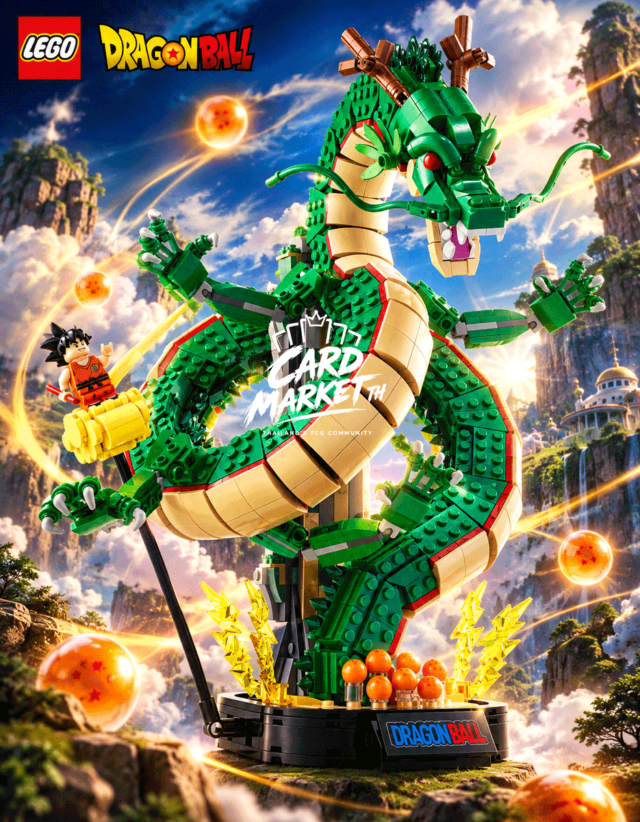 kaka365586's tweet photo. 🐉 ดราก้อนบอล x LEGO มาแล้ว! ✨

🐉✨LEGO® Dragon Ball - Shenron &amp; Son Goku (รหัสสินค้า 11390)

"Come on, voice your wish. Any wish at all... Just one. I'll grant it for you..."! ✨

🛒 รายละเอียด: https://t.co/42jSapqRbI 

#LEGO #DragonBall #LEGO11390 #Shenron #SonGoku #ของสะสม https://t.co/ibC3TXqvnt