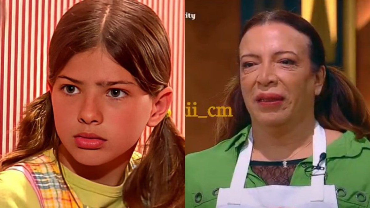 UnReTuit's tweet photo. Ver cómo La China Suárez poco a poco va perdiendo sus rasgos adolescentes.. 

#MasterChefCelebrity https://t.co/T68vBpWia2