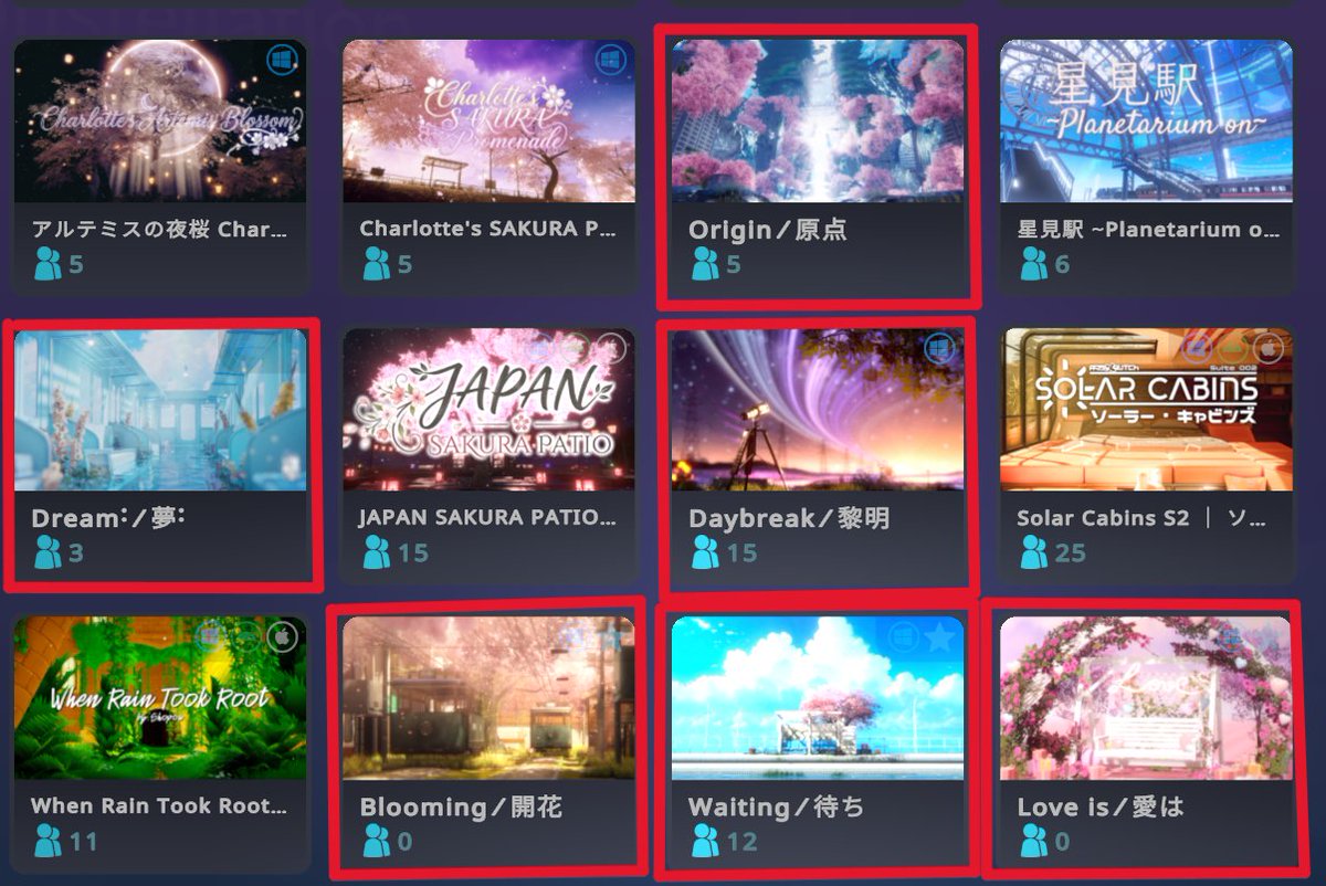 wooharim's tweet photo. VRChatに新しいワールドカテゴリーが追加されました！🥳

なんと、そこに私のワールドが11個も掲載されていました！
これも皆さんが私のワールドにたくさんの関心を寄せてくださったおかげです。本当にありがとうございます！！

サイトにアクセスすると、VRChatスタッフの方々が直接書いてくださった、私のワールドについての簡単な紹介文もご覧いただけます！
https://t.co/kwG9vjHu4Z

みんなありがとう。皆さんのおかげで、最近とても幸せです！

#VRChat #VRC #VRChat_world紹介 #Harimworld