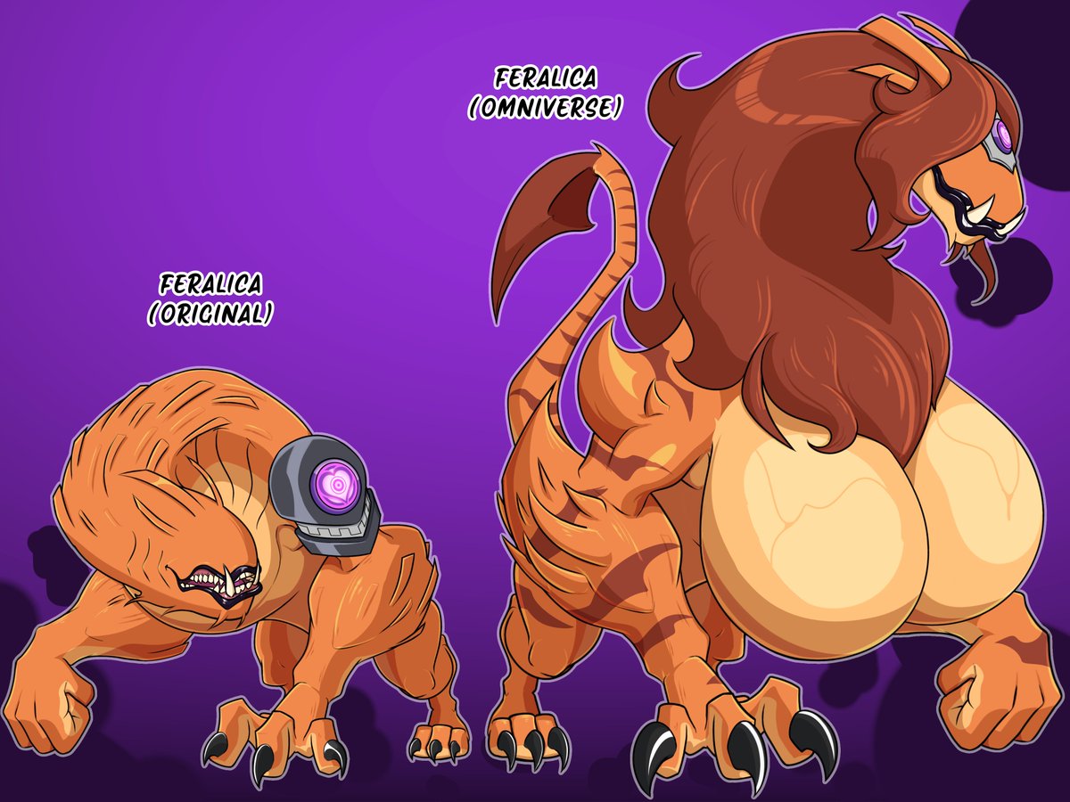 DoctoreCrz's tweet photo. Feralica Original y su versión Omniverse

#Arketrix #vulpimancer #Ben10 https://t.co/90PehsEv3p