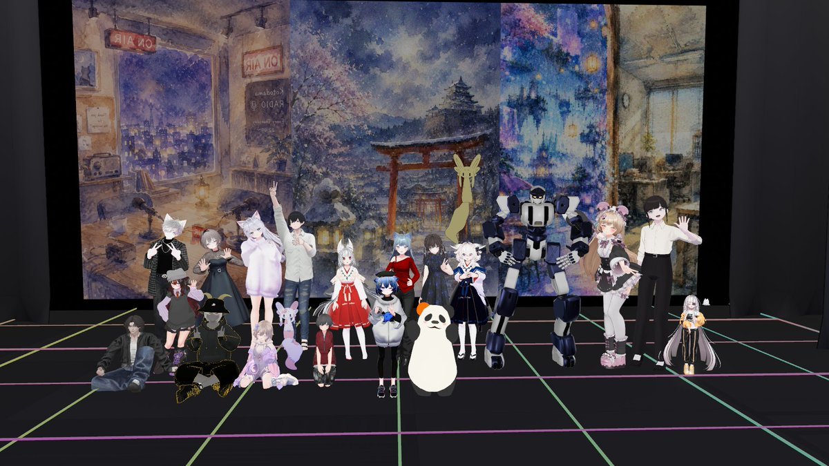 yuactvr's tweet photo. 🎭バチャマガ × VR劇団ユアクト コラボ企画
『 #VRCエピソード舞台化 』

最終日も満員御礼！🙌
大盛況のうちに全公演を終えることができました！

ご来場・配信視聴、誠にありがとうございました！！

公演の写真や感想なども、ぜひハッシュタグを添えて投稿いただけると嬉しいです✨
#VR劇団ユアクト https://t.co/W8HlG4EGeX