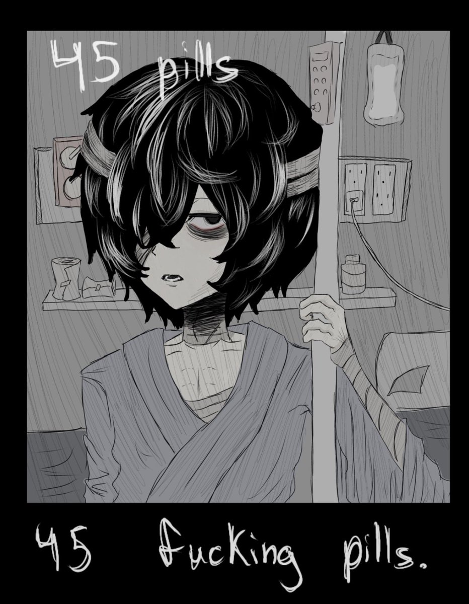 Lobotomizedzai's tweet photo. testing ways to post comics =.=
#dazai #chuuya #bsd https://t.co/V6EiWfdSia
