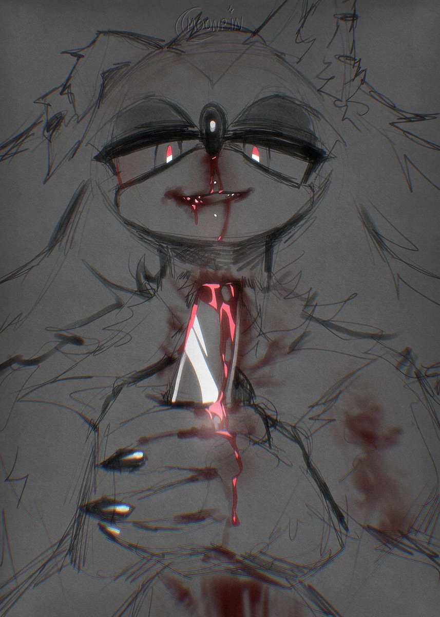 MOONRIN_art's tweet photo. TW: blood, selfharm https://t.co/GzuM1ssRZD