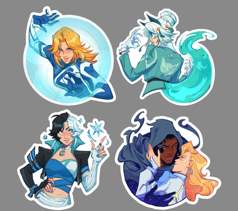 bailierosenlund's tweet photo. Marvel Rivals stickers are done! (sorry it is really just my mains/who im learning + scott) https://t.co/ZYB4N1QT13