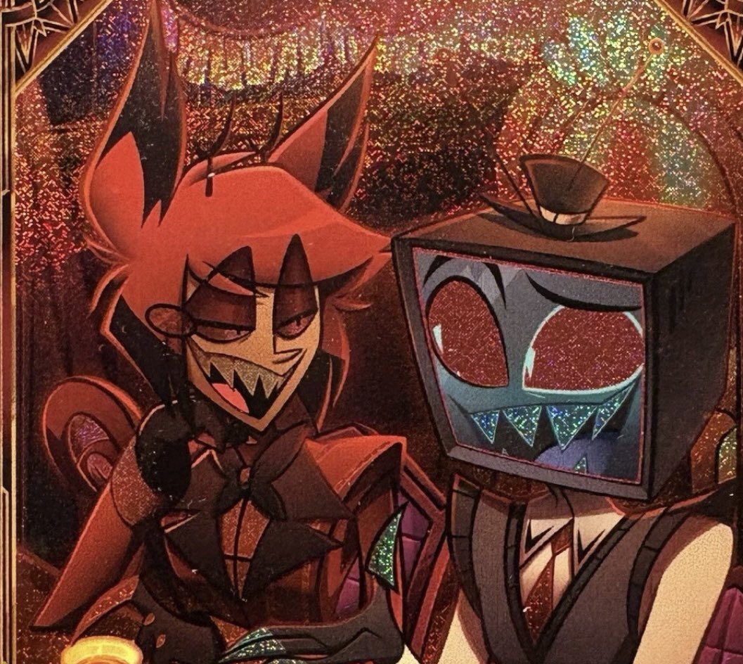 voxsimps's tweet photo. i like when alastor looks at the things he loves fondly 🥰 https://t.co/EO5MKSeQCM