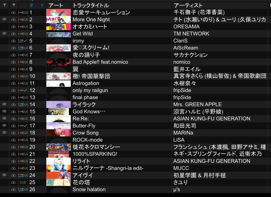 msbt_ss's tweet photo. 【New Mix!!】
「アニソンDJを怒らせるMIX」つくりました。
たぶん石を投げたくなるとおもいます。
心の広い人は聴いてみてください。
（特定の人の繋ぎや失敗を揶揄する意図はありません）
ネタバレすると将来的にブログで解説する用です
https://t.co/72kqURjYsQ https://t.co/mC2Ztgt2OD