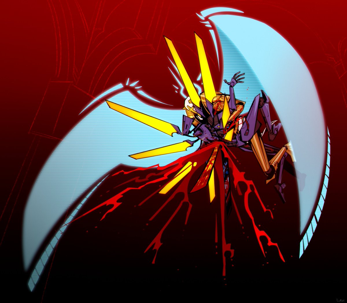 PoisonedReptile's tweet photo. #ultrakill #v1 #gabriel https://t.co/oF5b52bzO7