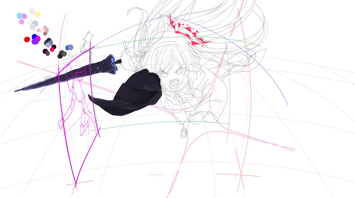Thosewhitefour's tweet photo. 参考、ありがとうございます。箱のパス描いたら、バランス確認できました。 https://t.co/INdToqzJyG