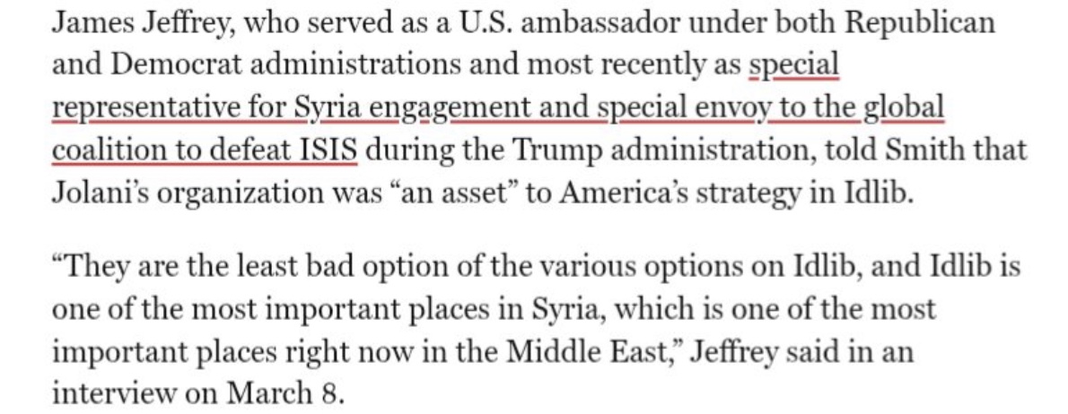 MIOPVA's tweet photo. • He didn't defeat ISIS in 2014.
• He was officially called an asset to US strategy by US officials as far back as 2021, and was secretly collaborating with the CIA at this time. https://t.co/cU7xPuB51k