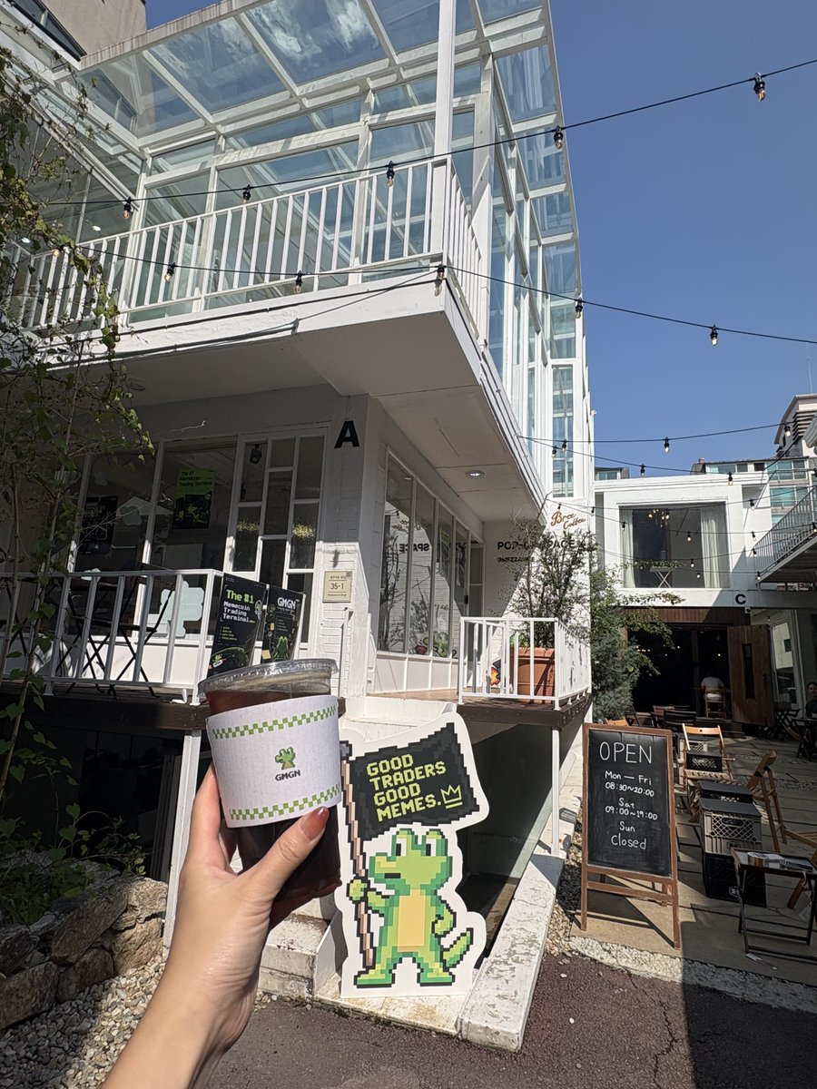 gmgnai's tweet photo. KBW is in full swing. 

We took a house in Seoul — coffee, merch, and a place to sit between panels. Open through 2-8pm, 30th Sep. 

 https://t.co/ED6xTsbwlR https://t.co/TBgNyGx8uN