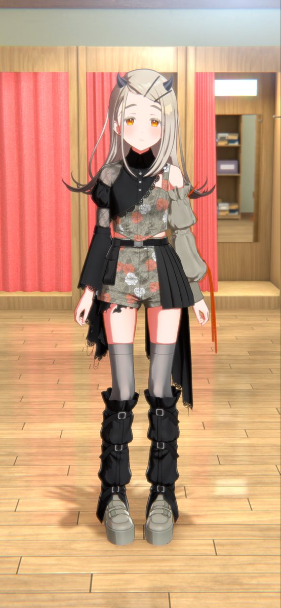 kota_imas's tweet photo. 黒衣装にツノ合う😈 https://t.co/4hXXb85jsH