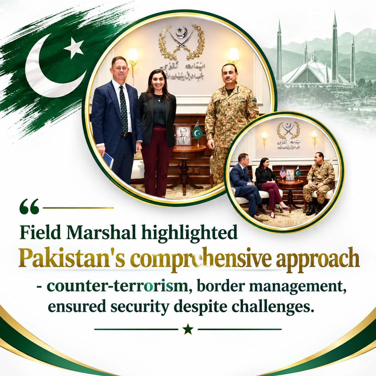anabia_pk's tweet photo. Strategic patience meets ironclad strength under Field Marshal Asim Munir a leader who safeguards the nation with vision, resolve, and unmatched military preparedness.
#UnitedBehindCDF #InspiresTheWorldCDF #NationTrustsCDF https://t.co/wUf000MSud