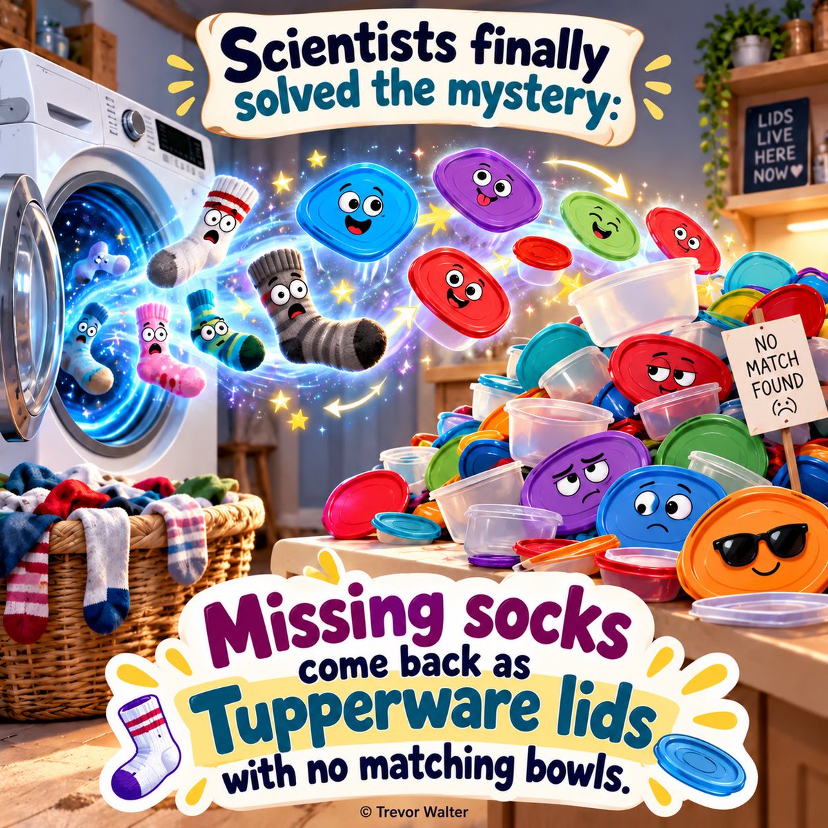 TrevorWalter406's tweet photo. Trust the science 🤣
#socks #missingsocks #tupperware https://t.co/bmThUZQMd4