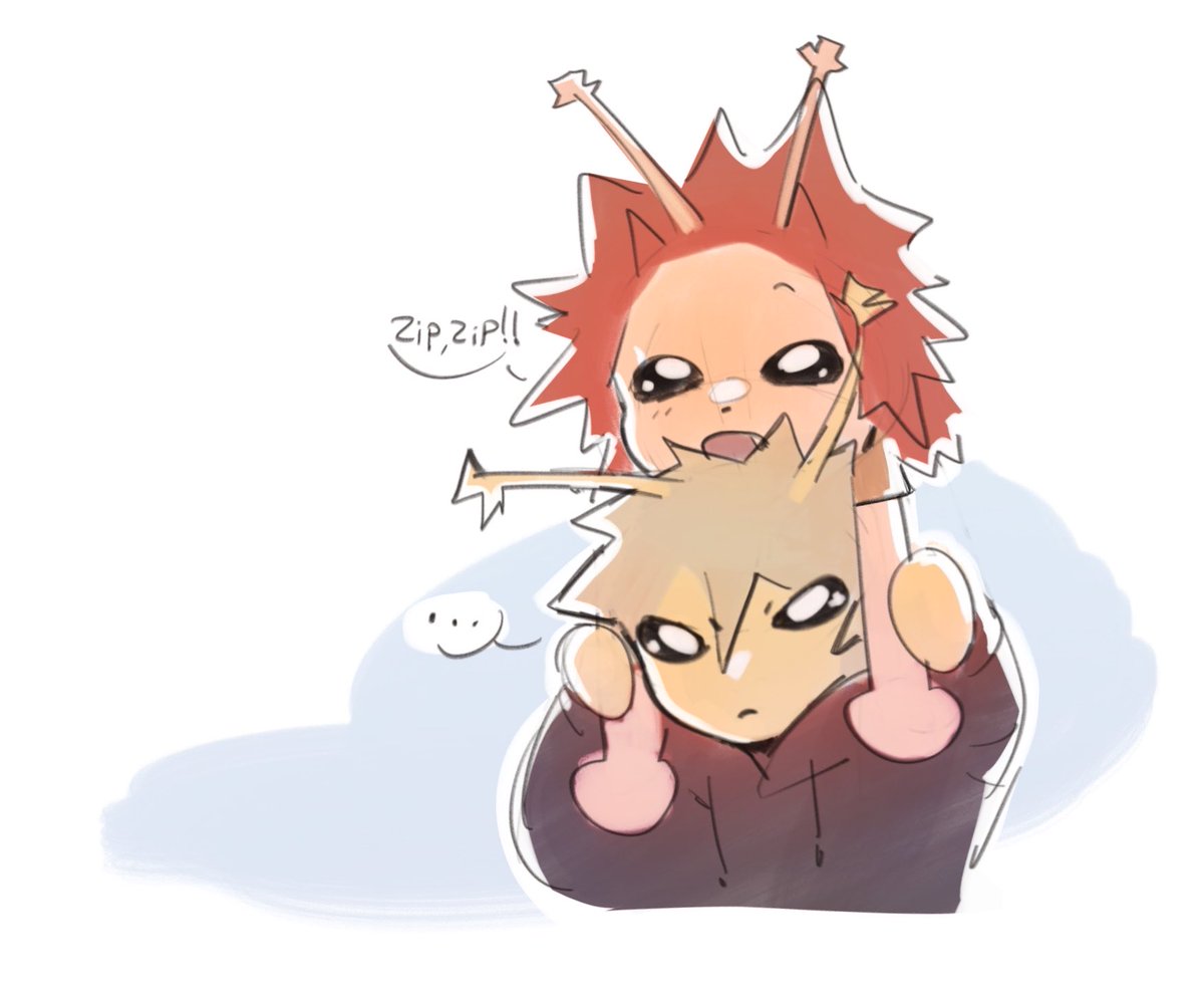 ksclyer's tweet photo. Zip zip!! 
#krbk #kiribaku https://t.co/hlNmXlSMOG