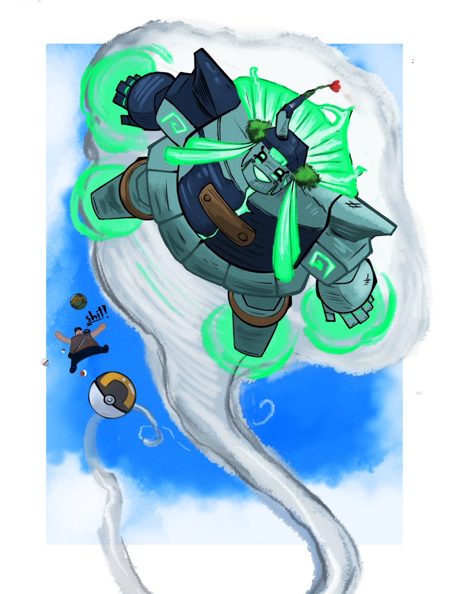 BUCKNM05's tweet photo. DA BIG GIRL 👻🗿
#oc #pokemon #Golurk https://t.co/UaMmKSjBZx