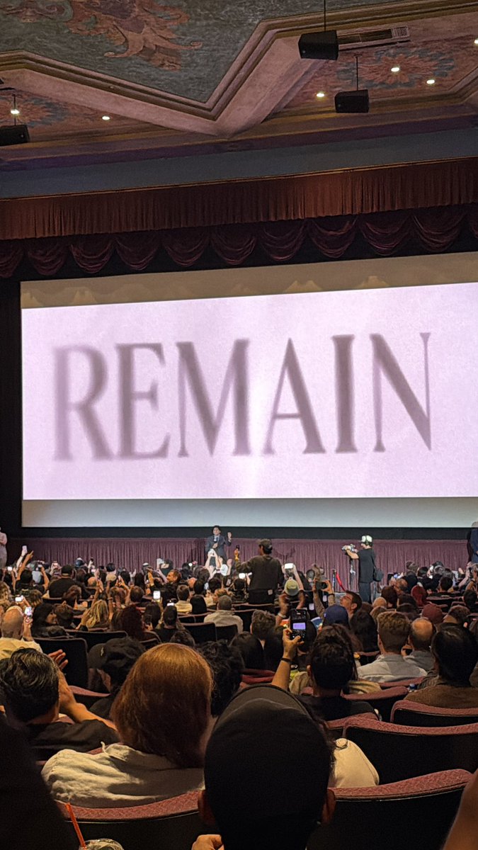 according2seth's tweet photo. REMAIN is unlike anything M. Night Shyamalan has ever done. His funniest film yet, but also heartbreaking, heartwarming, scary, romantic, and just absolutely beautiful.

The score pierces your soul, and Phoebe Dynevor and Jake Gyllenhaal are ELECTRIC together. Their romance feels real, the twists and turns kept me guessing, and at times it feels like an Agatha Christie novel brought to life.

Call it recency bias, but man… I think this might be my favorite M. Night film.

I’m utterly blown away. THIS IS MY SHIT.
#remain #MNightShyamalan #remainmovie