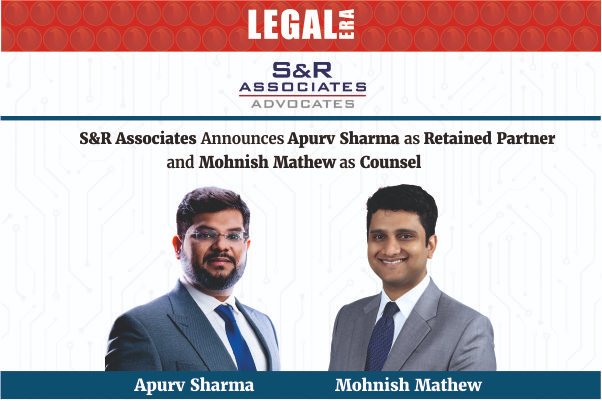 LegalEraGlobal's tweet photo. S&R Associates Announces Apurv Sharma As Retained Partner And Mohnish Mathew As Counsel
Link to read full News : https://t.co/1Kr3yxbQqa
#LegalEra #SRAssociates #ApurvSharma #MohnishMathew #HireAndMove #Partner #Counsel https://t.co/eC8hfdw7bR