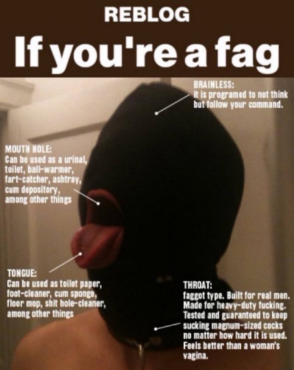 darktemple_1's tweet photo. Reblog ♠️👿
Faggot, follow the obedient sons https://t.co/Sb17c3leKQ